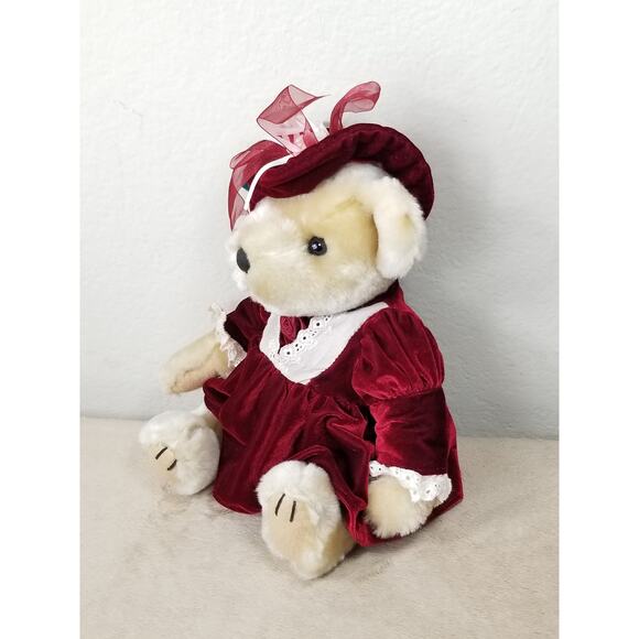 The Brass Button Pearl 11" Pickford Teddy Bears 1985 Stuffed Animal Vintage - Picture 4 of 12